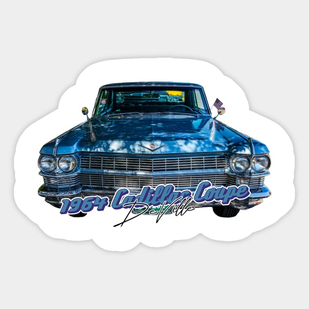 1964 Cadillac Coupe Deville Sticker by Gestalt Imagery